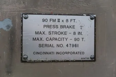 1996 CINCINNATI 90FMIIX8FT Brakes (Press Brakes) | Mohawk Machinery (11)