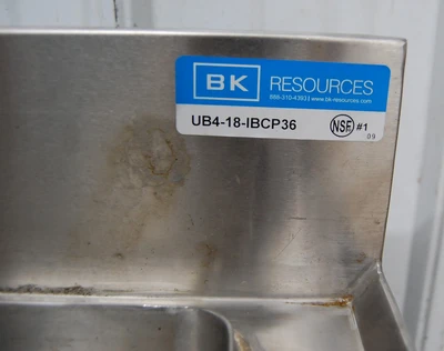 142-1112 BK Resources 36 Inch Underbar Ice  Bin w 8 Circuit Cold Plate