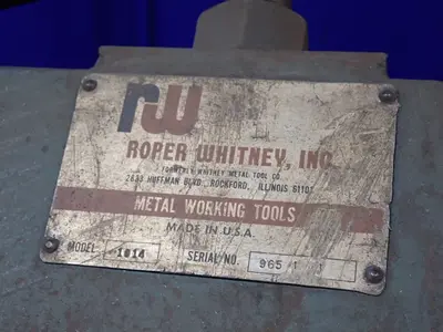 USED ROPER WHITNEY 1014