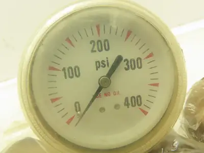 Victor Equipment VTS702M2 Hydrogen Regulator w/2-Gauges 0-400PSI & 0-4000PSI