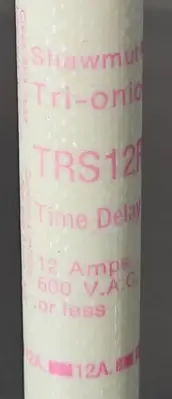 Gould shawmut TRS12R Time delay fuse Loc4D36