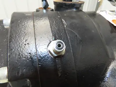 Hyster E80XN Forklift Front Dual Wheel Drive Axle Assembly 8-Lug Off E80XN