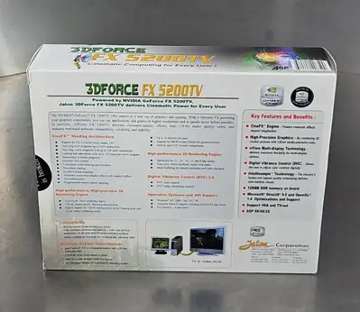 USED Jaton 3DFORCE FX-5200 TV 82208D/V5