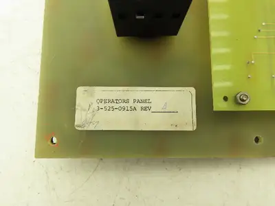 Cincinnati Milacron 3-525-0915A Operator Interface Panel w/ E-Stop *Missing Key*