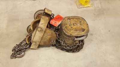 Budgit 2 Ton Chain Fall Hoist
