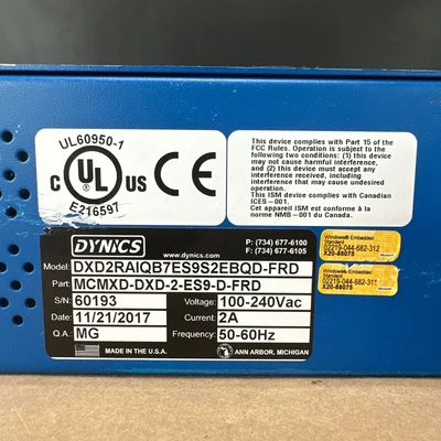 New | in-Stock DYNICS DXD2RAITD2W76U2EJXX Power Supplies Indiana US | J&J Industrial Supply #520160
