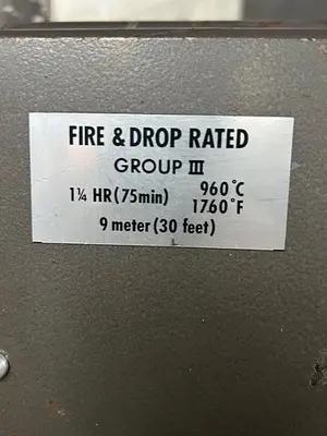 Swaziland Combination Fire & Tool Resistant Security Floor Safe TL-15 , Group #3