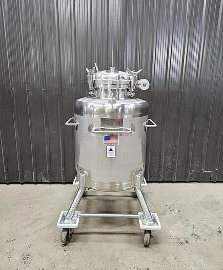 Used 66 Gallon Tank (Vessel), 316 Stainless Steel, Full Vacuum