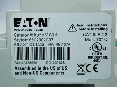 Used EATON IQ35MA13 Electrical Boxes | HGR 24 #754305