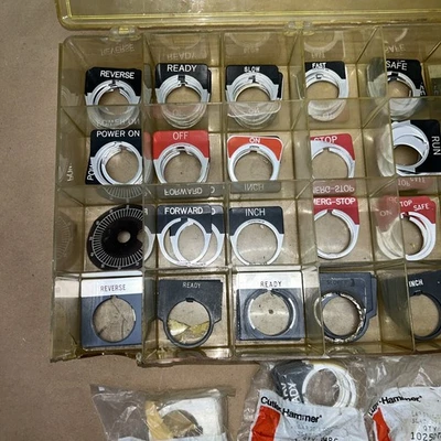 Mixed Lot of Cutler-Hammer Large Legends W/case Fast Shipping! + Warranty