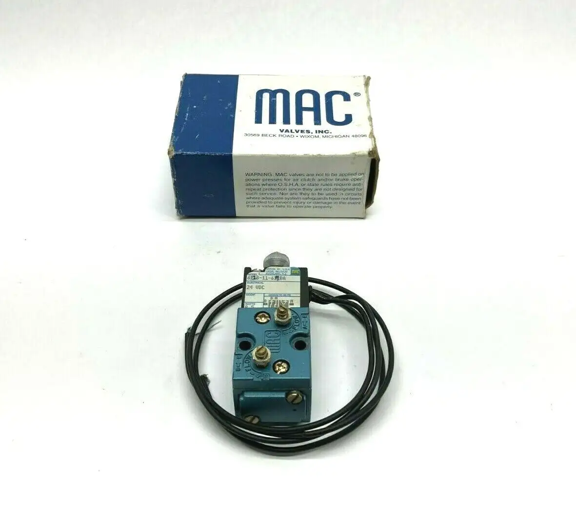 Used MAC PNEUMATIC SOLENOID VALVE Solenoid Valves | Maverick Industrial Sales #1109165