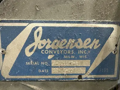 40' X 16" JORGENSON MOTORIZED CHIP CONVEYOR: YOBRO #24160