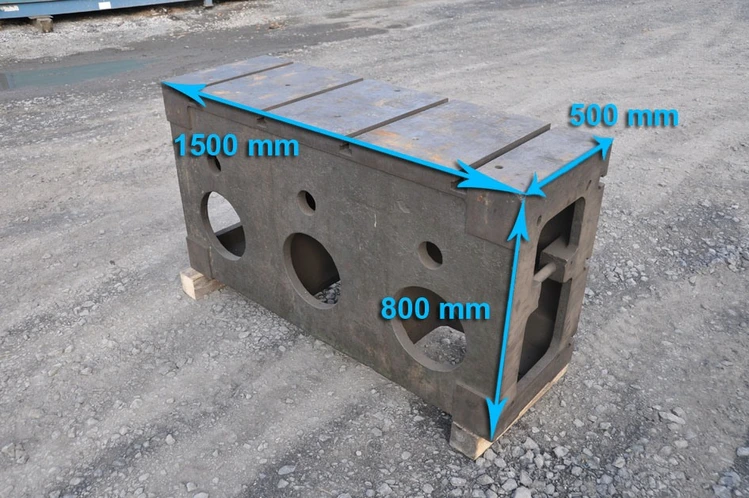 Used CLAMPING BLOC 1500 X 800 X 500 MM Angle Plates BE | Apt International N.V #366348