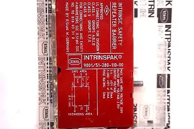 NEW STAHL 9001/51-280-110-00 SAFETY REPEATER BARRIER 90015128011000
