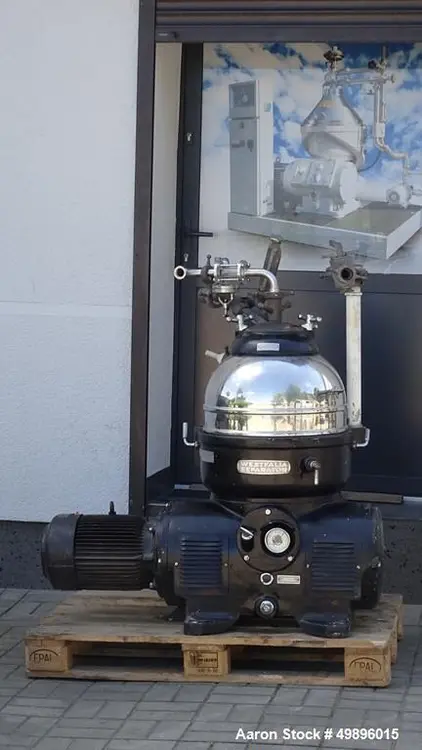 Used WESTFALIA KG 8006 Disc Batch Centrifuges Illinois US | Aaron Equipment #84676