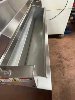 Used Randell Used Randell 60" Stainless Equipment Stand with Refrigerated Cold Rail and Heated Shelf 120V Food Prep Tables Illinois US | Falcon Restaurant Supply #1375915