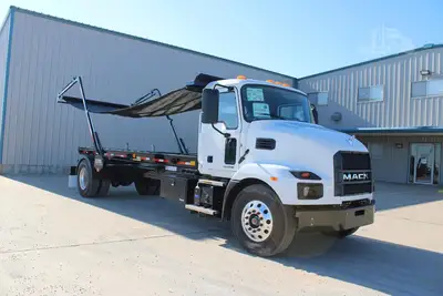 New | in-Stock 2025 MACK MD6 Hooklifts & Roll-Offs Texas US | Roll Off Truck World #1491908
