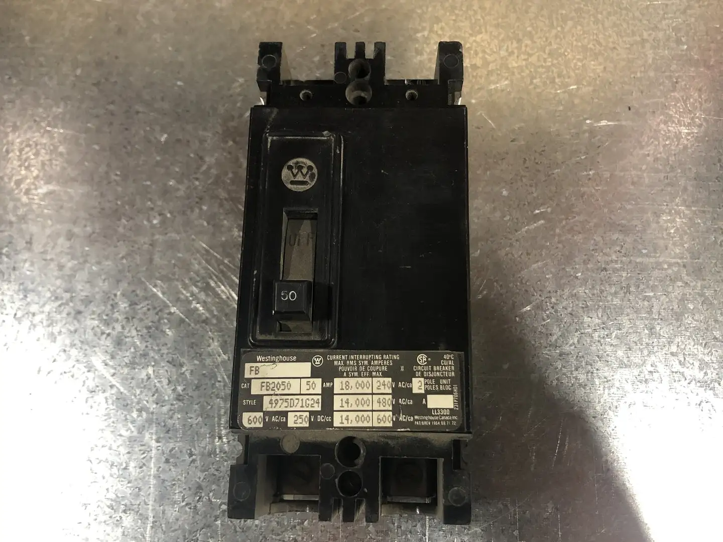 USED WESTINGHOUSE FB2050