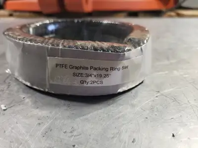 3/4" x 19.25" PTFE Graphite Packing Ring Set (Bag of 2)