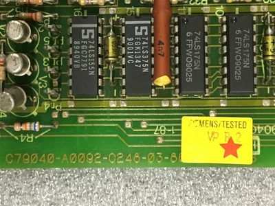 USED SIEMENS C79040-A0092-C248-03-86, PART OF THE SET-