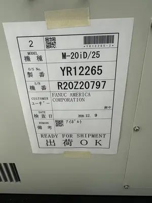 Used 2021 FANUC M-20ID/25 Robots Michigan US | Aucto #1307373