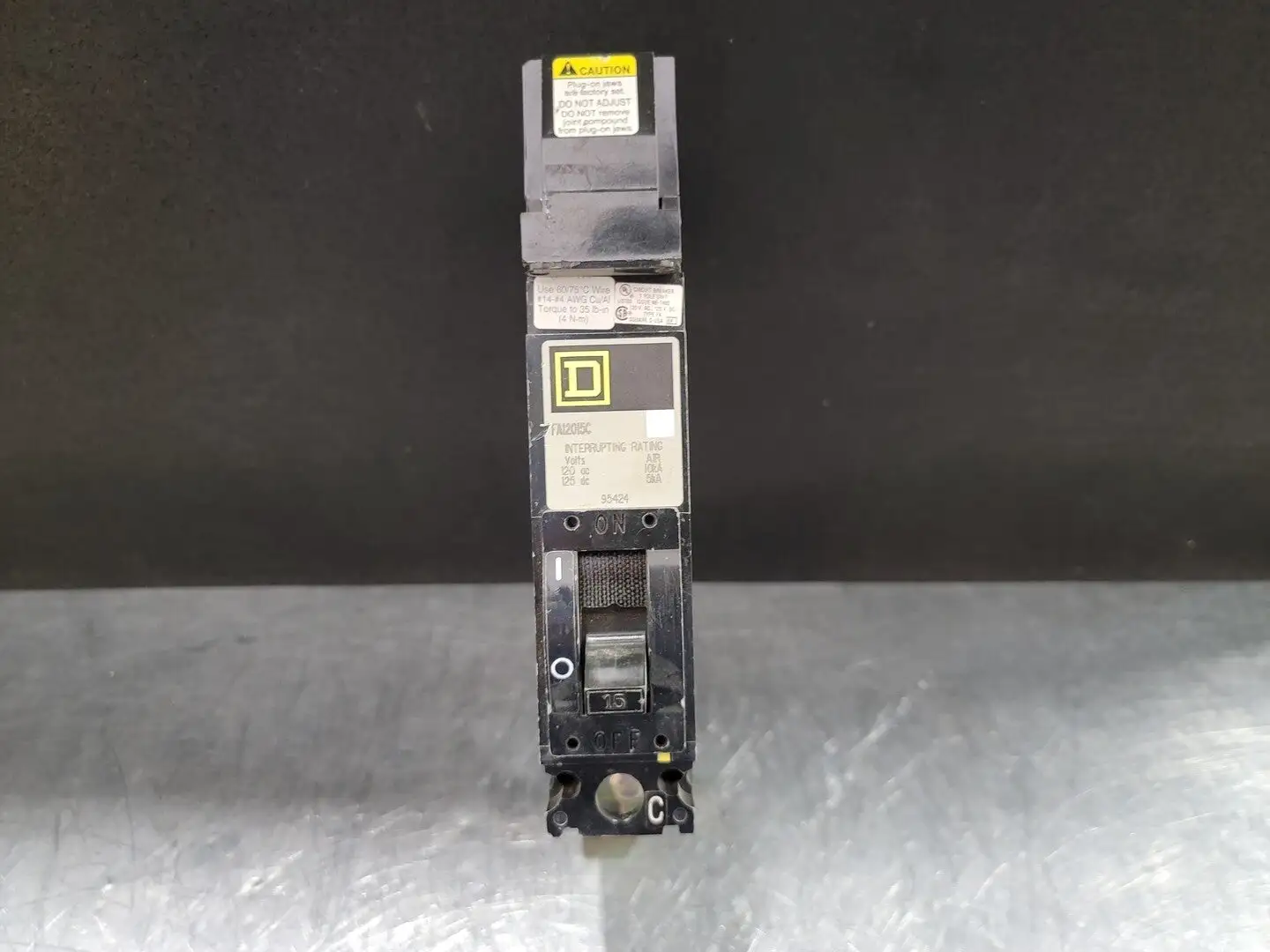 USED SQUARE D FA12015C