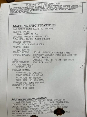Used _UNKNOWN_ _UNKNOWN_ Gun Drills Louisiana US | Stelly Machine Tools Inc #1556254