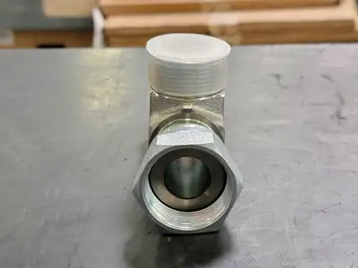 1" Threaded Run Tee -16 JIC