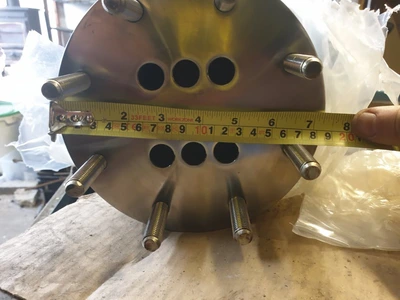 0.427 Sq.m Stainless steel shell and tube heat exchanger