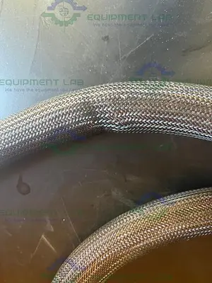 USED HUBER INSULATED FLEXIBLE CHILLER HOSE 78" W/ 3/4" FEMALE THREADED FITTING
