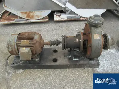 USED Wanner Engineering 4" X 3" Stan-Cor Centrifugal Pump, Type A40, KYNAR