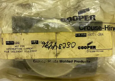 New | in-Stock CROUSE-HINDS X8771-28A Miscellaneous Equipment (Electrical & Power) | Surplus Asset Holdings #1194495