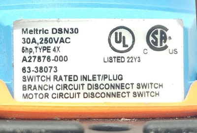 USED Meltric 63-38073