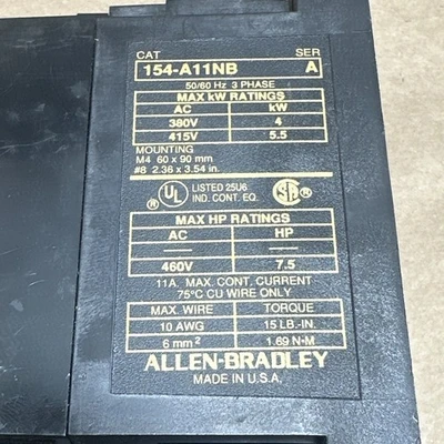 USED ALLEN BRADLEY 154-A11NB