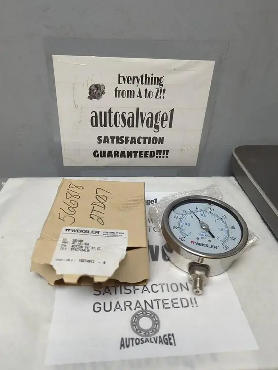New | in-Stock WEKSLER BY4CYCB4LW Universal Pressure Meters Ohio US | Surplus Asset Holdings #1238159