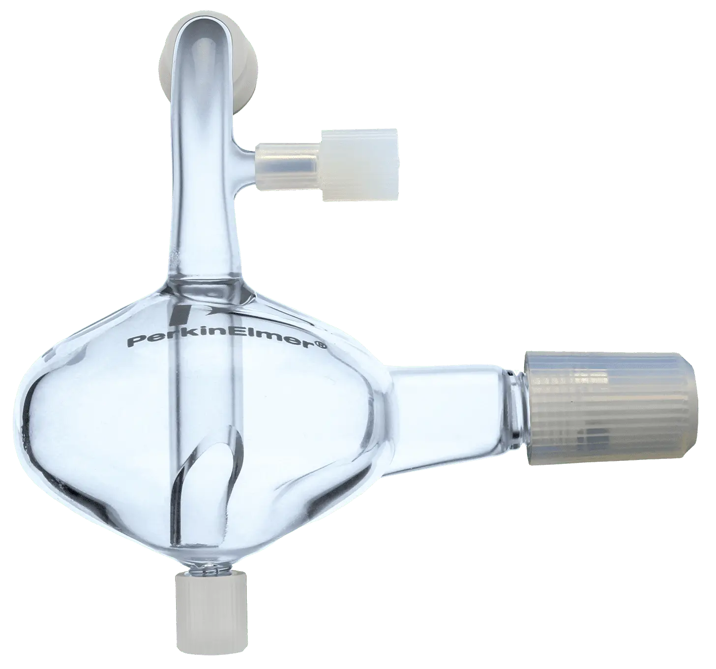 High Sensitivity Glass Cyclonic Spray Chamber with Matrix Gas Port for NexION 1000/2000