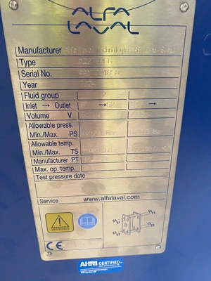 New | in-Stock 2024 ALFA LAVAL AQ2T-PFG Heat Exchangers GB | Perry Equipment #1285788