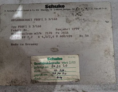 USED SCHUKO PROFI-S
