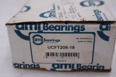 UCFT206-18 - AMI SCREW 2-BOLT FLANGE NEW OPEN BOX STOCK H933A