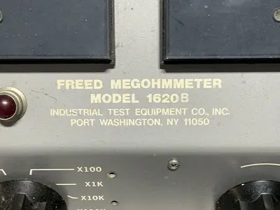 Used INDUSTRIAL TEST EQUIPMENT CO 1620B Electrometer/ High Resistance Meters Ohio US | HGR 24 #1288721