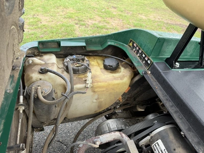 (1) 2019 E-Z-Go EFI golf cart with a Kawasaki gas engine, model 657061G01, includes canopy, fold-dow...