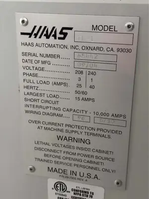 2004 HAAS TL-1 Lathes CNC | Asset Exchange Corporation (5)