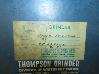 Used THOMPSON _UNKNOWN_ Reciprocating Surface Grinders Indiana US | Arrow Industrial #920452