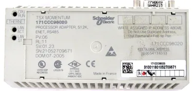 USED SCHNEIDER ELECTRIC 171CCC98020 PROCESSOR ADAPTER MODULE SCE3100110411