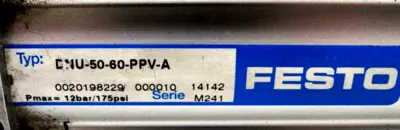 NEW FESTO DNU-50-60-PPV-A CYLINDER DNU5060PPVA