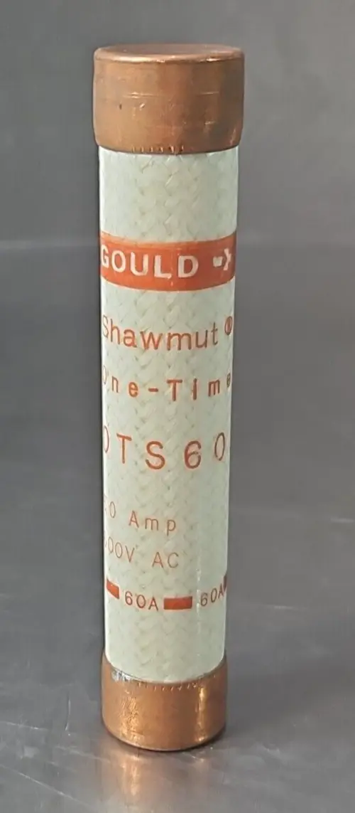 Gould Shawmut OTS-60 One Time Class K5 Fuse 600VAC 60A loc4E18