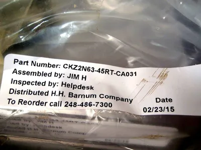 CKZ2N63-45RT-CA031 | SMC  Slim Line Clamp Cylinder 63mm Bore - New Other