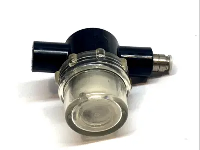 USED PIAB VACUUM FILTER 1/8" NPT 10ΜM INLINE PLASTIC HOUSING