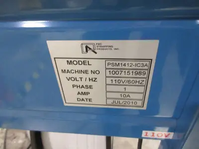 PAC STRAPPING MACHINE WITH  STRAPPING