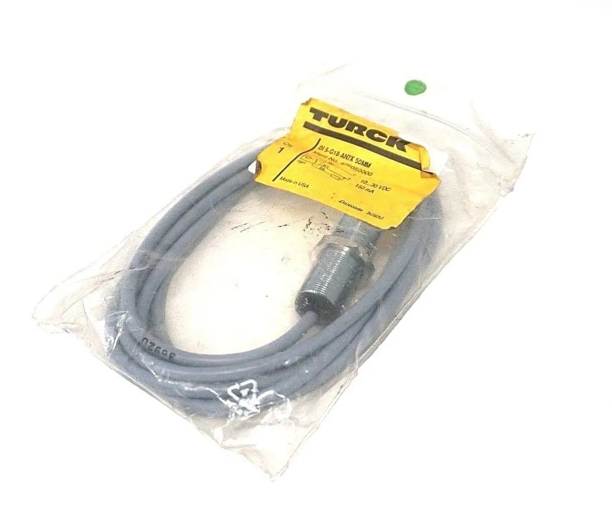 NEW TURCK BI5-G18-AN7X50MM PROXIMITY SWITCH 474050000 BI5G18AN7X50MM